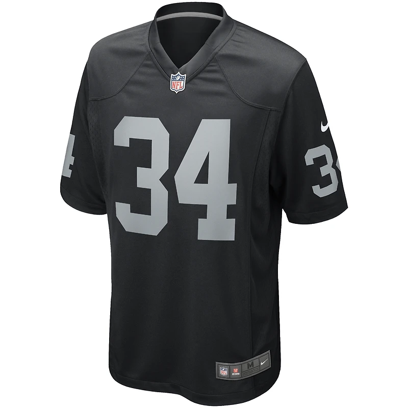 Men's Nike Bo Jackson Black Las Vegas Raiders Game Retired Player Jersey