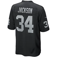 Maillot de joueur retraité Nike Bo Jackson pour hommes, noir, Las Vegas Raiders Game