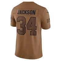 Maillot Nike Bo Jackson marron Las Vegas Raiders 2023 Salute To Service Limited pour homme