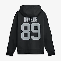 Men's Nike Brock Bowers Black Las Vegas Raiders Name & Number Hoodie