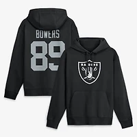 Men's Nike Brock Bowers Black Las Vegas Raiders Name & Number Hoodie