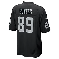 Men's Nike Brock Bowers Black Las Vegas Raiders  Player Game Jersey