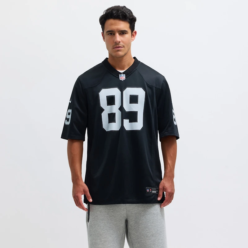 Men's Nike Brock Bowers Black Las Vegas Raiders  Player Game Jersey