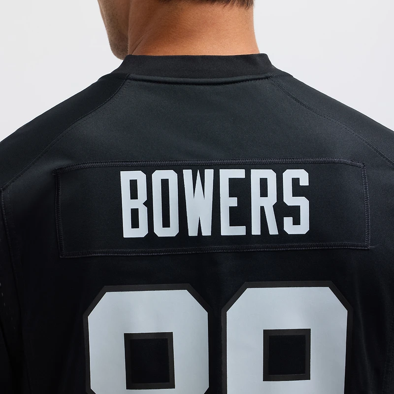 Men's Nike Brock Bowers Black Las Vegas Raiders  Player Game Jersey