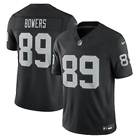 Men's Nike Brock Bowers Black Las Vegas Raiders Vapor F.U.S.E. Stitched Limited Jersey
