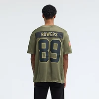 Maillot Nike Brock Bowers Olive Las Vegas Raiders 2025 Salute to Service Limited pour homme