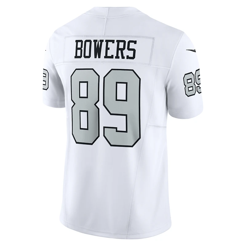 Men's Nike Brock Bowers White Las Vegas Raiders Alternate  Vapor F.U.S.E. Limited Jersey