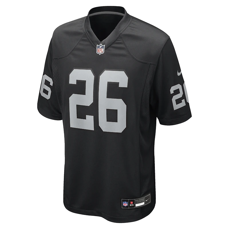 Men's Nike Darien Porter  Black Las Vegas Raiders Team Game Jersey