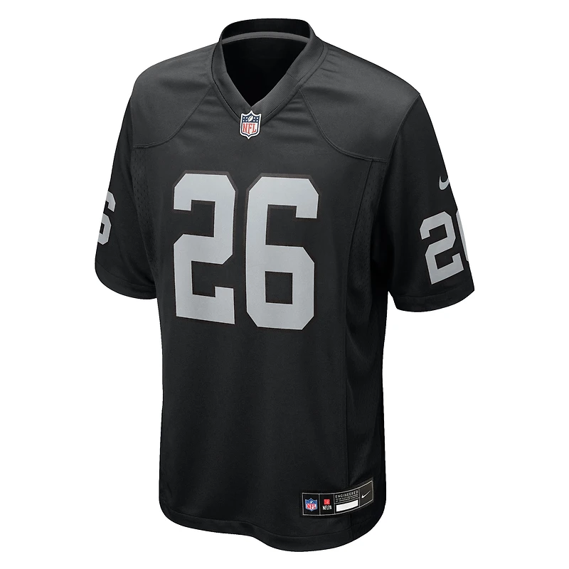 Men's Nike Darien Porter Black Las Vegas Raiders Team Game Jersey