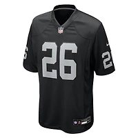 Men's Nike Darien Porter  Black Las Vegas Raiders Team Game Jersey