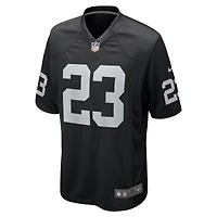 Men's Nike David Long Jr.  Black Las Vegas Raiders Team Game Jersey
