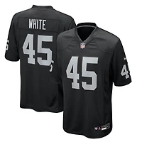 Men's Nike Devin White  Black Las Vegas Raiders Team Game Jersey