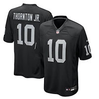 Men's Nike Dont'e Thornton Jr.  Black Las Vegas Raiders Team Game Jersey