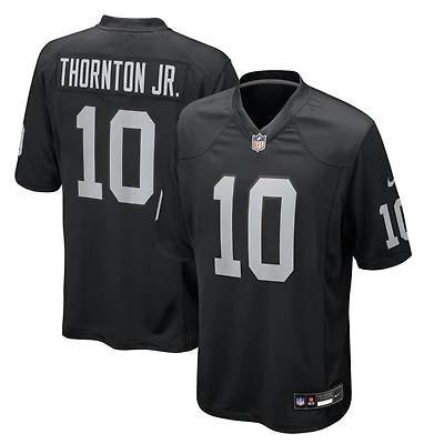 Men's Nike Dont'e Thornton Jr.  Black Las Vegas Raiders Team Game Jersey