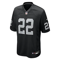 Men's Nike Eric Stokes  Black Las Vegas Raiders Team Game Jersey