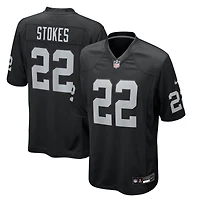 Men's Nike Eric Stokes  Black Las Vegas Raiders Team Game Jersey