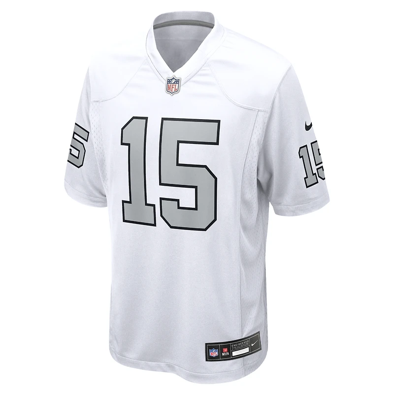 Men's Nike Fernando Mendoza White Las Vegas Raiders Alternate Game Player Jersey