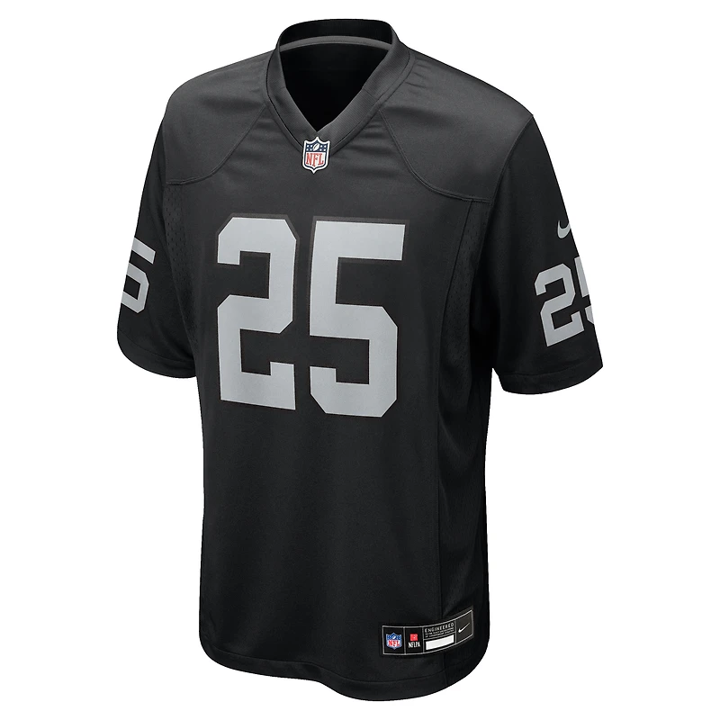 Maillot de joueur retraité Nike Fred Biletnikoff pour hommes, noir, Las Vegas Raiders Game