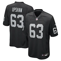 Men's Nike Gene Upshaw Black Las Vegas Raiders Game Retired Player Jersey