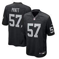 Men's Nike Germaine Pratt  Black Las Vegas Raiders Team Game Jersey