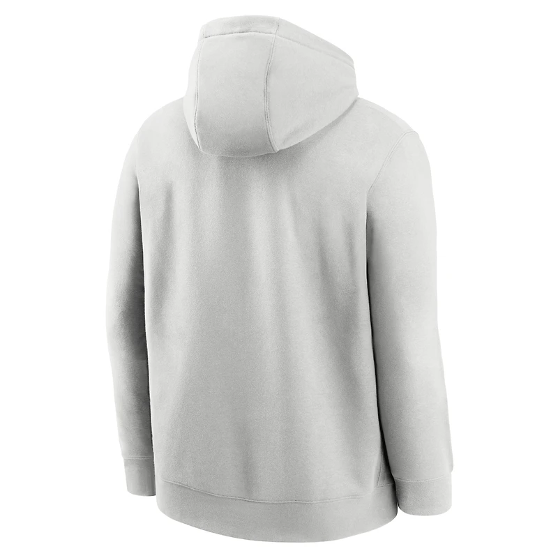 Men's Nike Gray Las Vegas Raiders Edge Pack French Terry Club Pullover Hoodie