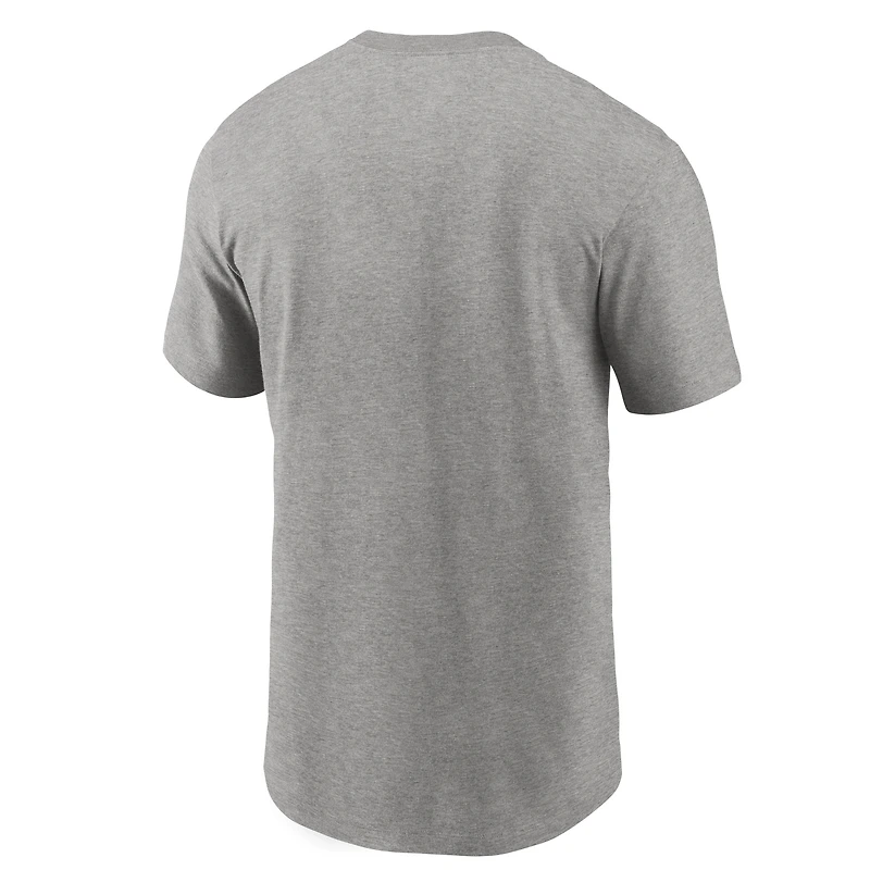 T-shirt essentiel Nike pour homme, gris chin