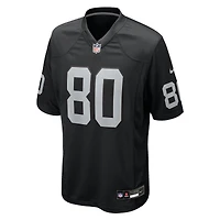 Men's Nike Ian Thomas  Black Las Vegas Raiders Team Game Jersey