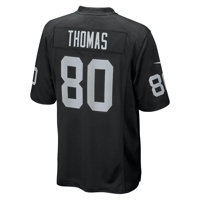 Men's Nike Ian Thomas  Black Las Vegas Raiders Team Game Jersey