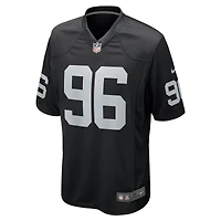 Men's Nike Isaac Rochell  Black Las Vegas Raiders Team Game Jersey
