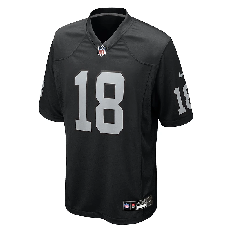 Maillot Nike Jack Bech noir pour homme des Las Vegas Raiders