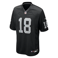 Maillot Nike Jack Bech noir pour homme des Las Vegas Raiders