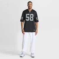 Men's Nike Jackson Powers-Johnson  Black Las Vegas Raiders Team Game Jersey