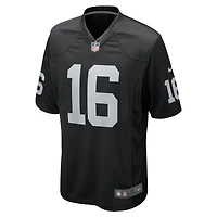 Men's Nike Jakobi Meyers Black Las Vegas Raiders Game Player Jersey