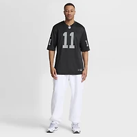 Maillot Nike Jeremy Chinn noir pour homme des Las Vegas Raiders