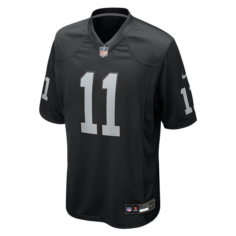 Men's Nike Jeremy Chinn Black Las Vegas Raiders Team Game Jersey
