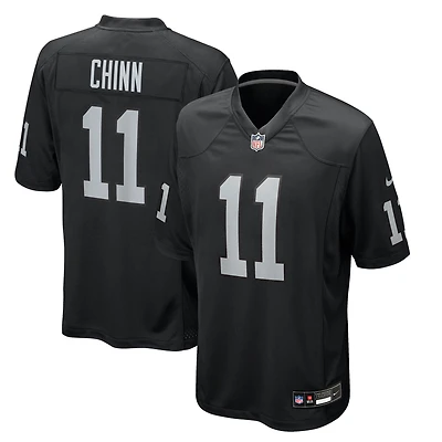 Men's Nike Jeremy Chinn  Black Las Vegas Raiders Team Game Jersey