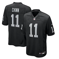 Men's Nike Jeremy Chinn  Black Las Vegas Raiders Team Game Jersey