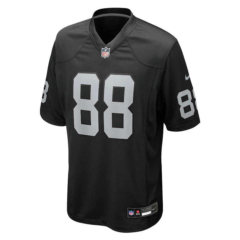 Men's Nike Justin Shorter  Black Las Vegas Raiders Team Game Jersey