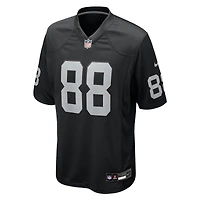 Men's Nike Justin Shorter  Black Las Vegas Raiders Team Game Jersey