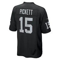 Men's Nike Kenny Pickett  Black Las Vegas Raiders Team Game Jersey