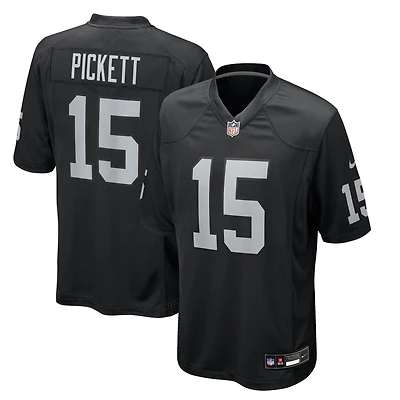Men's Nike Kenny Pickett  Black Las Vegas Raiders Team Game Jersey
