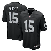 Men's Nike Kenny Pickett  Black Las Vegas Raiders Team Game Jersey