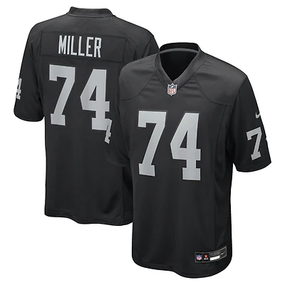 Men's Nike Kolton Miller Black Las Vegas Raiders Game Jersey