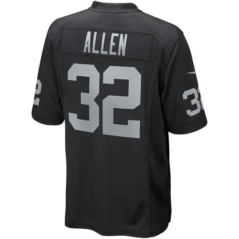 Maillot de joueur retraité Nike Marcus Allen pour homme, noir, Las Vegas Raiders Game