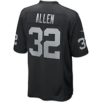 Maillot de joueur retraité Nike Marcus Allen pour homme, noir, Las Vegas Raiders Game
