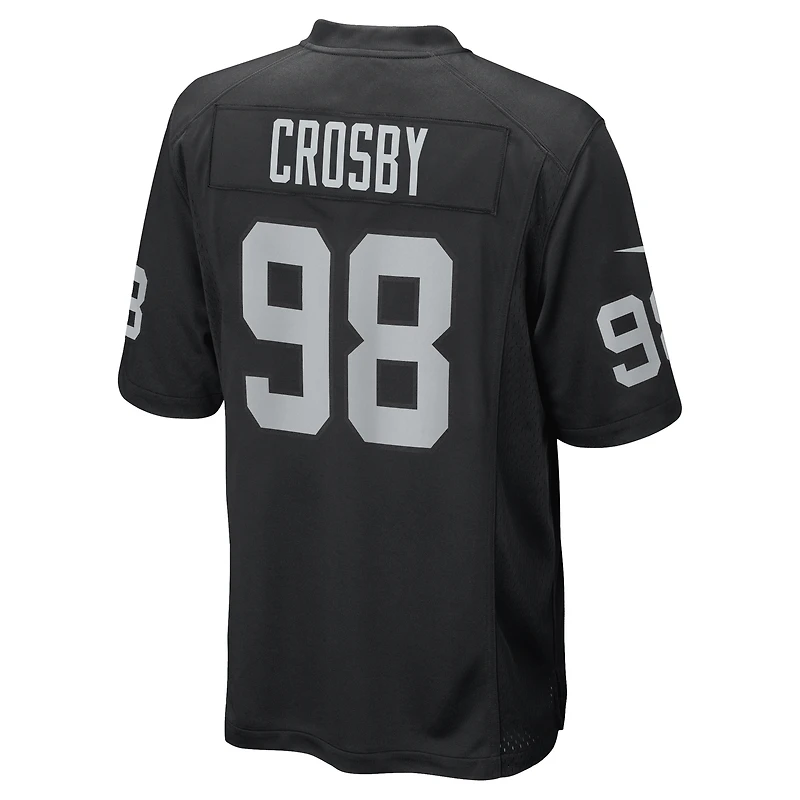 Men's Nike Maxx Crosby White Las Vegas Raiders Alternate Game Jersey