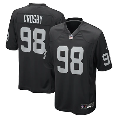 Men's Nike Maxx Crosby White Las Vegas Raiders Alternate Game Jersey