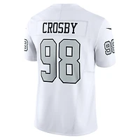 Nike Maxx Crosby Blanc Las Vegas Raiders Vapor F.U.S.E. Maillot limité