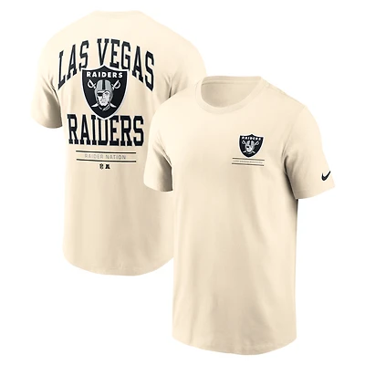 Men's Nike Natural Las Vegas Raiders Freestyle Essential T-Shirt