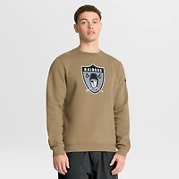 Men's Nike Tan Las Vegas Raiders Swing Pass Rewind Club Pullover Sweatshirt